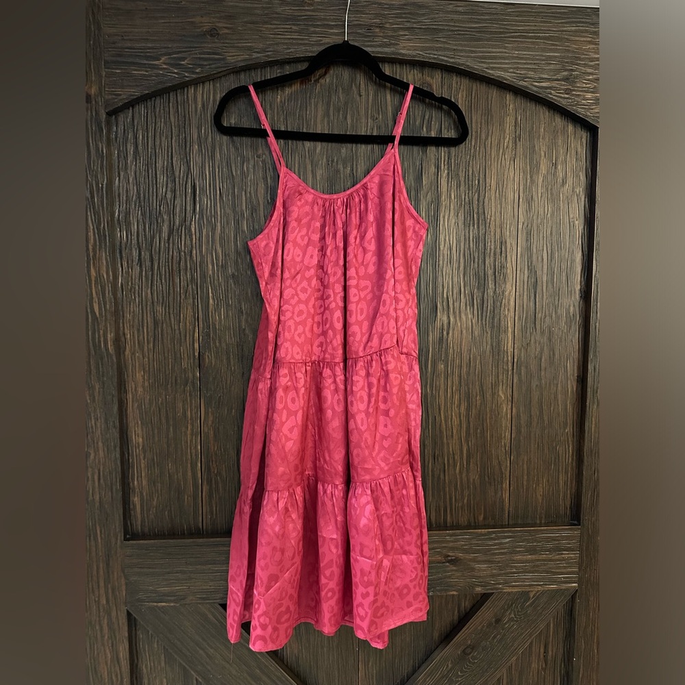 Pink Leopard Dress